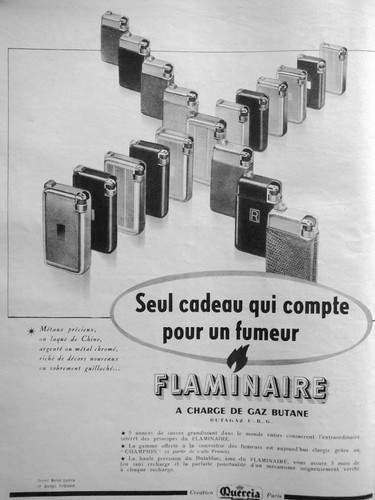 Publicité briquet flaminaire - publicitÉ,