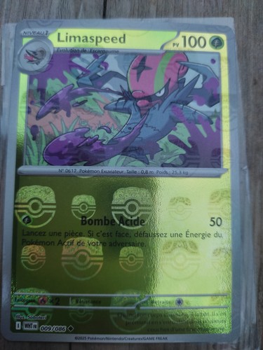 Carte pokemon limaspeed - carte,