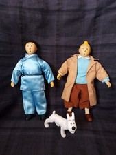 Lot de 3 figurines TINTIN ET MILOU porcelaine de collection 1994 HERGE