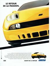 Publicité Advertising 420  1995  Fiat Dino Coupé retour de la passion