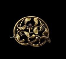 FIX broche gui, plaque or