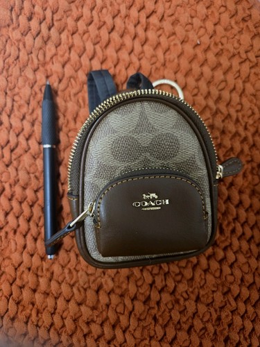 Coach khaki signature leather - khaki, signature+leather