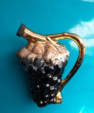 Bouteille à liqueur vide, forme grappe de raisin