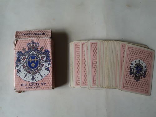 Jeu cartes louis xv - louis,