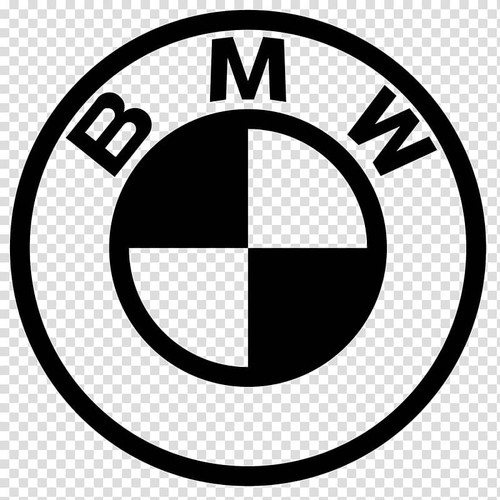 Logo bmw noir - bmw, 82mm