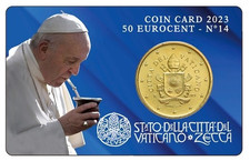Vatican Coin Card n°14 2023 Armoiries du pape François