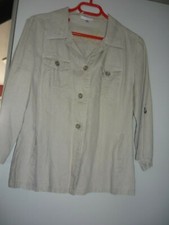 Veste lin façon saharienne - lin,