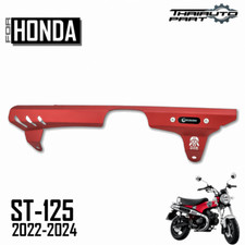 Protection coque arrière cache chaîne rouge pour Honda DAX125 ST125 2022-2024