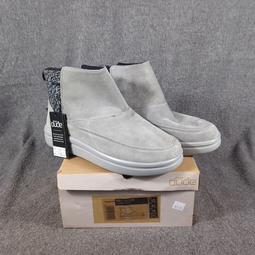 Heydude mel suede - suede, lunar