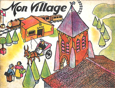 Livre pour enfants  -  Album à colorier vintage - 12 pages - 22x16 cm - 1930's