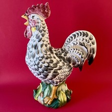 Statuette coq vintage en