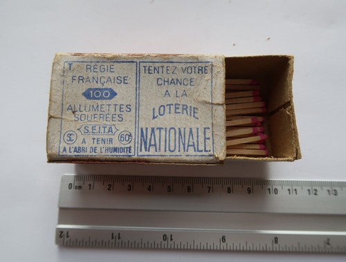 Boite allumette soufrées - boite, d'allumette