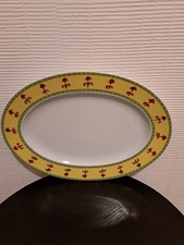 PLAT SERVICE OVALE ROSENTHAL BOKHARA STUDIO-LINIE DESIGNERS GUILD GERMANY