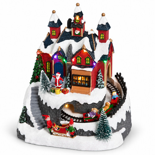 Village noël lumineux - village,