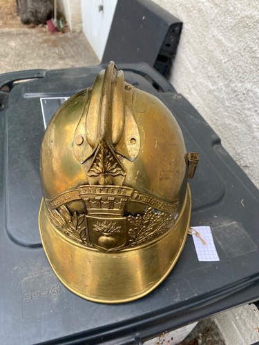 Casque pompiers cuivres - pompiers, en