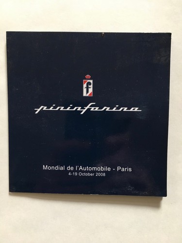 2008 pininfarina press kit - pininfarina,