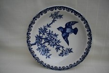 Grand plat creux Choisy le roi service Japonnais 19ème oiseaux