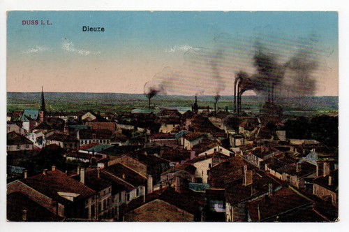 Dieuze duss moselle cpa vue - dieuze,
