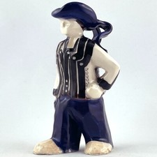 STATUETTE Figurine Faïence PERROTTE PONTIVY Céramique 1958, quimper/sevellec...