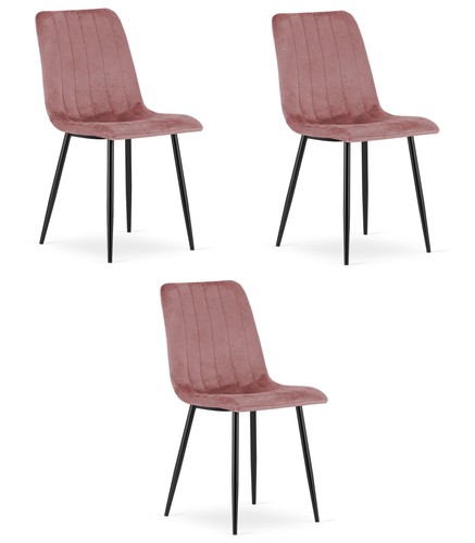 Fauteuil lava velours rose - lava, /