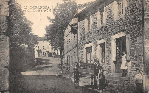Cpa doranges entree du - entree,