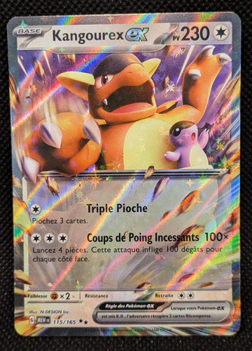 Carte pokemon kangourex - carte,