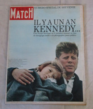 PARIS MATCH N°815 NOVEMBRE 1964 NUMERO SPECIAL DU SOUVENIR IL Y A UN AN KENNEDY