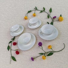 Lot 4 tasses soucoupes