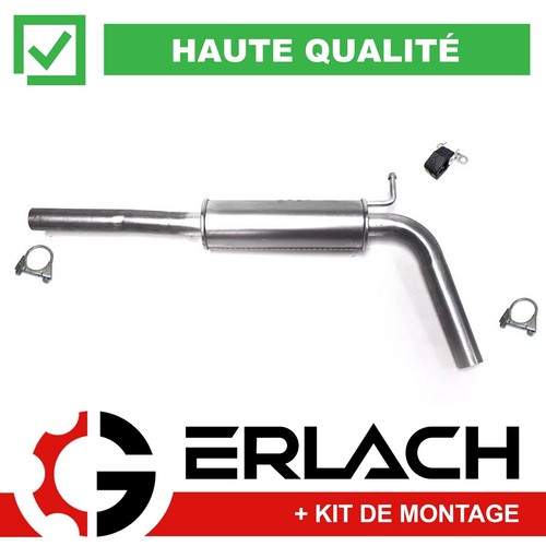 Silencieux intermediaire pour