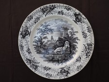 Assiette faïence image - assiette, à