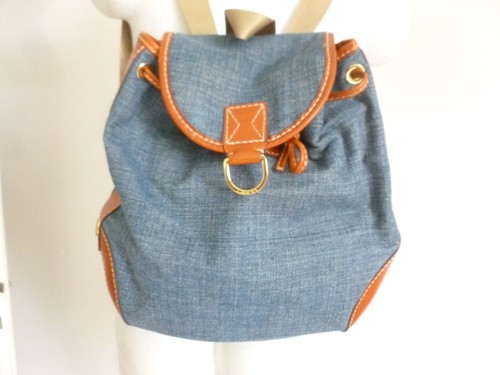 Sac dos lancel toile - a, jeans