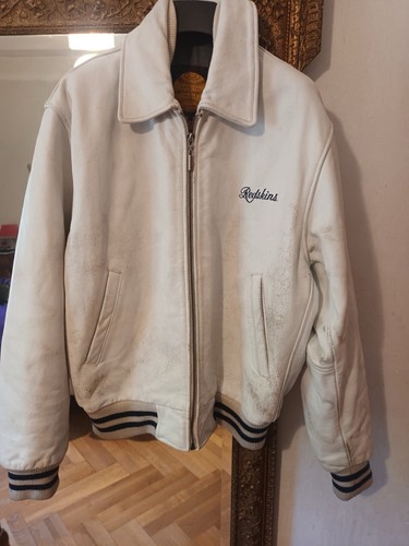Redskins veste cuir - veste, blanc