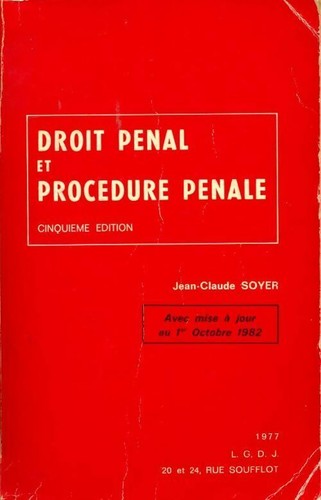 Droit pénal procédure - pénal, et