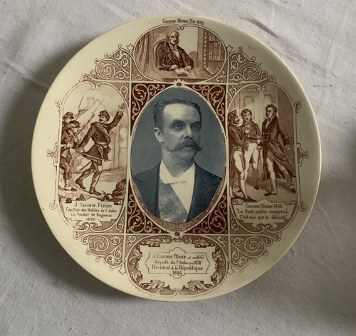 Assiette parlante ancienne - assiette,