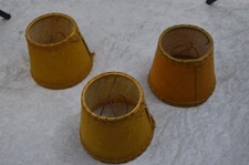 LOT DE 3 ANCIEN ABAT JOUR POUR