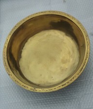 Bassine à confiture ancienne en laiton 45 cm  jam basin 2,20 kg 19 ème N°2