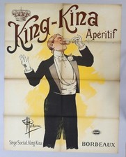 AFFICHE POSTER KING KINA BORDEAUX