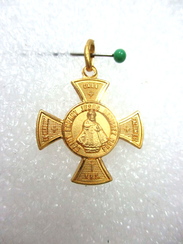 Médaille religieuse plaqué