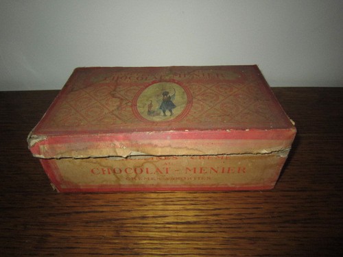 Boite carton ancienne - en, en