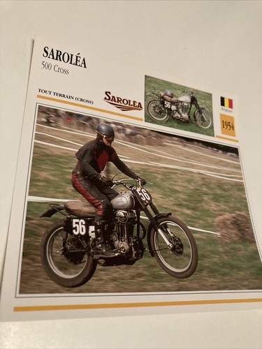 Saroléa 500 cross 1954 - , carte