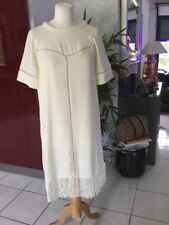 Robe ZARA taille L style charleston ecru comme neuve