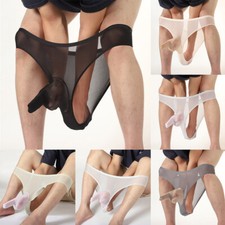 Slip Brillant À L'huile Pour Hommes Rehausseur De Poche Bombée Sous-Vêtement /