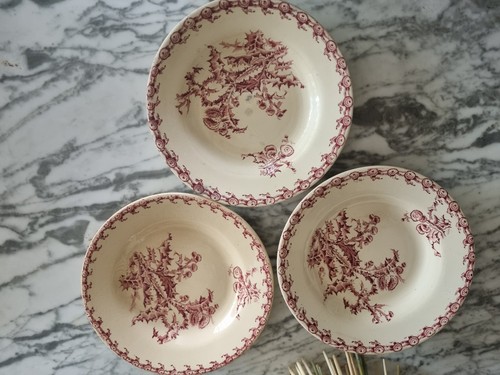 Gien assiettes chardons - gien,