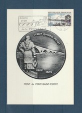 FRe carte  porte d'Or de la Provence le pont de 30 Pont Saint Esprit 1966