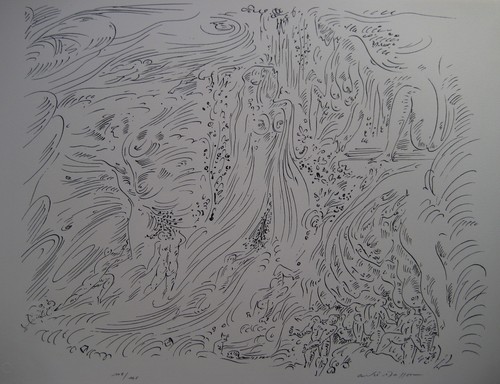Masson andre lithographie 1971 - masson,