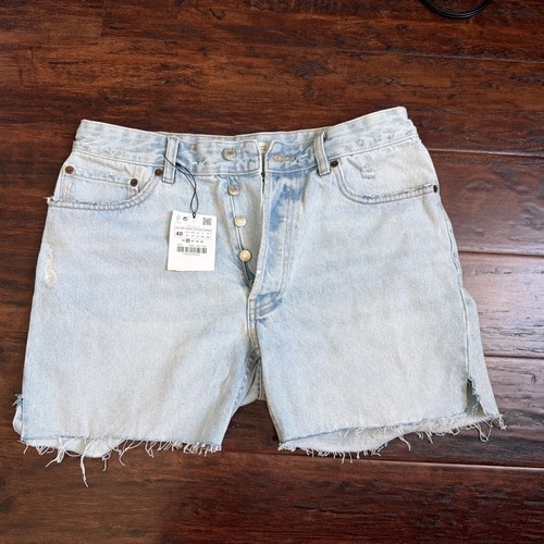 Zara men denim shorts - men's,