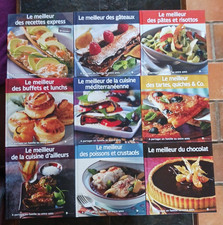 Lot 9 livres de recettes A PARTAGER EN FAMILLE OU ENTRE AMIS ..