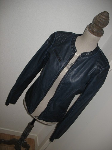 Blouson simili cuir - cuir, "