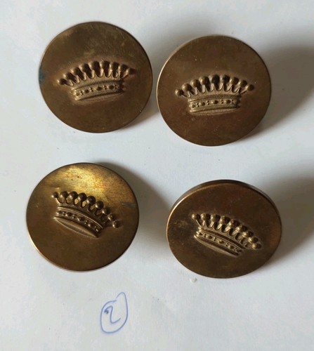 Lot 4 boutons de livrée - lot,