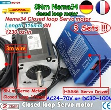 3 x 8Nm Nema34 Closed Loop